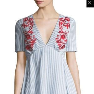 Tahari striped dress